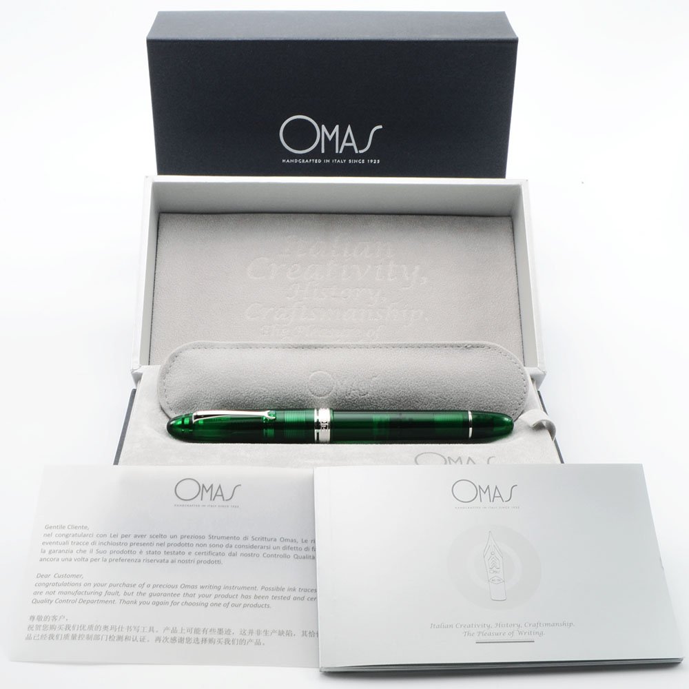 Omas Ogiva Limited Edition Demonstrator Fountain Pen - Green w